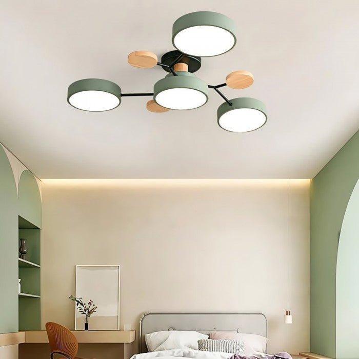 Noémie Houten Plafondlamp - Energiezuinige LED