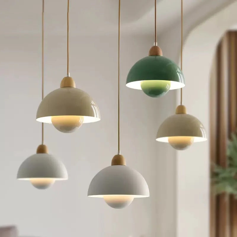 CreamyBreeze - Houten Hanglamp voor Moderne Interieurs