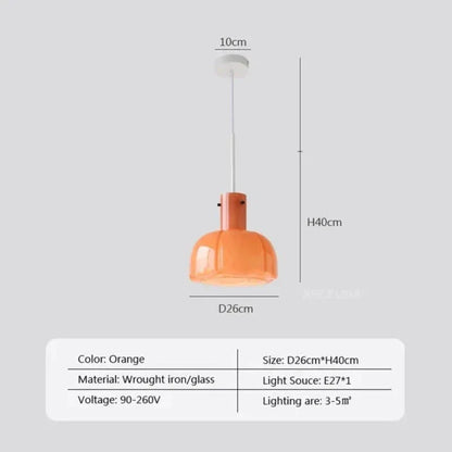 MedievalSimplicity - Glazen Hanglamp voor Tijdloze Elegantie