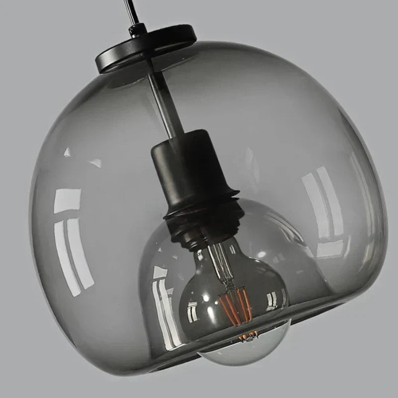 Elegante Hanglamp in Modern Glas voor Stijlvolle