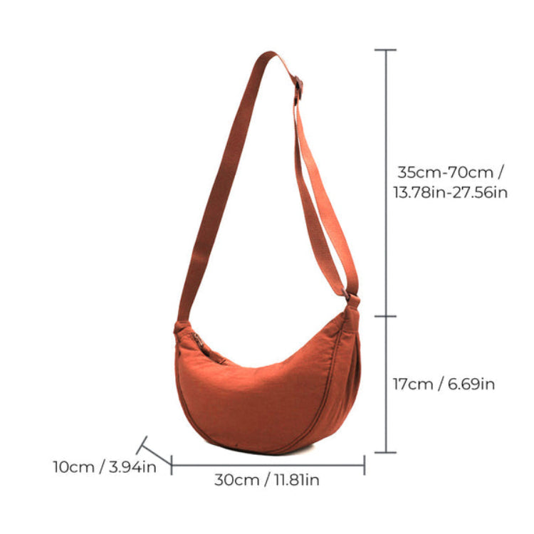 Nylon Schoudertas Dames - Ruime Crossbody