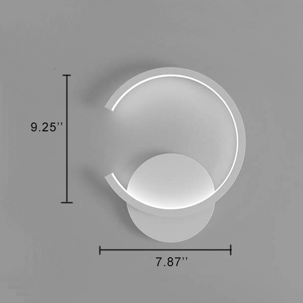 Luminex – Lámpara de pared LED moderna con diseño circular minimalista