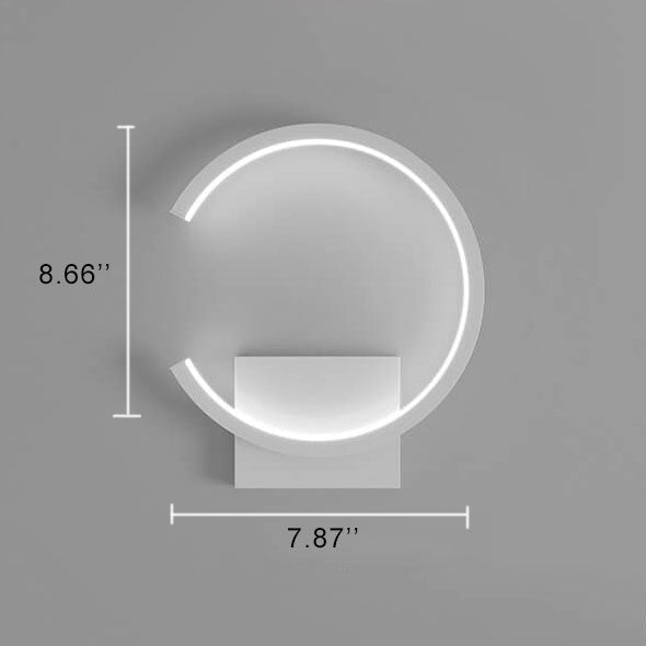 Luminex – Lámpara de pared LED moderna con diseño circular minimalista