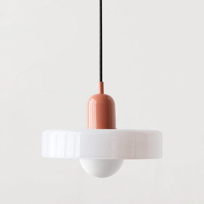 Bauhaus Hanglamp – Gekleurd Glas Stijlvol Design