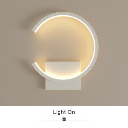 Luminex – Lámpara de pared LED moderna con diseño circular minimalista