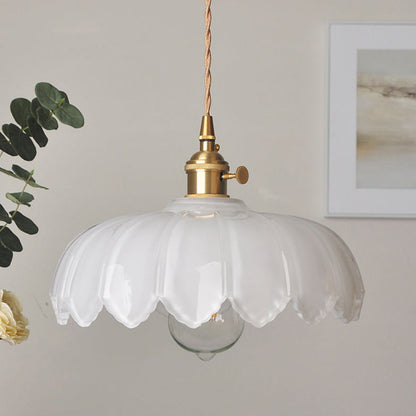 VINTAGE BLOEM Hanglamp – Glazen Plafondlamp