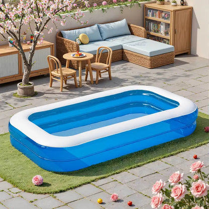 Opblaasbaar Familiezwembad 4 Personen PVC