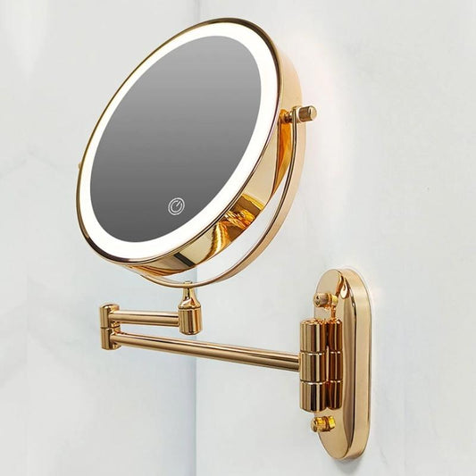 Oplaadbare LED Make-up Spiegel - 360° Rotatie