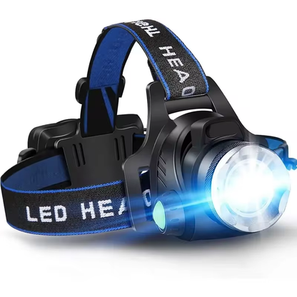 Oplaadbare Waterdichte LED Hoofdlamp 2000 Lumen