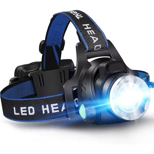 Oplaadbare Waterdichte LED Hoofdlamp 2000 Lumen