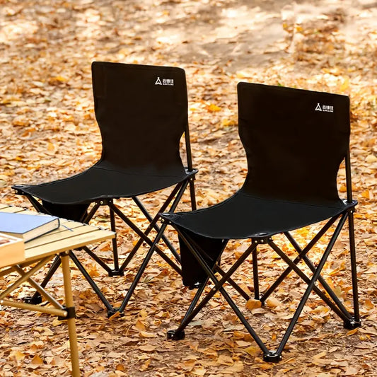 Opvouwbare Outdoor Comfort Stoel met Rugleuning