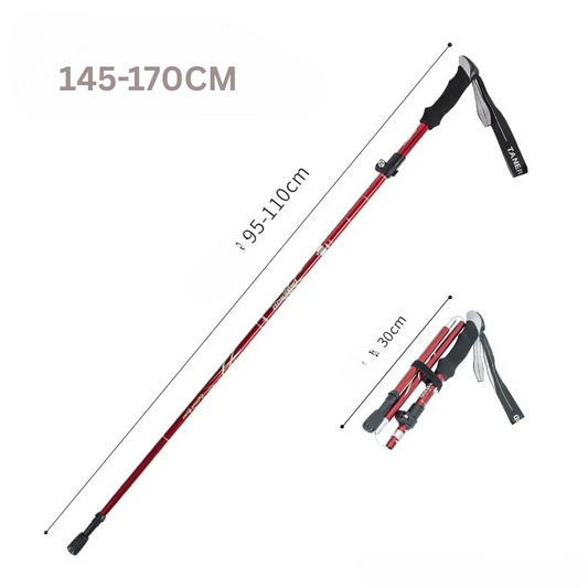 Opvouwbare Telescopische Wandelstok voor Outdoor en Senioren