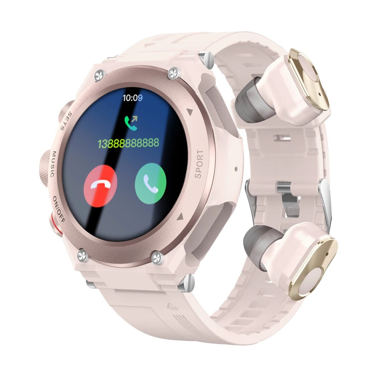 Oreste Smartwatch met Draadloze Oordopjes