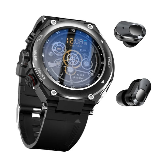 Oreste Smartwatch met Draadloze Oordopjes