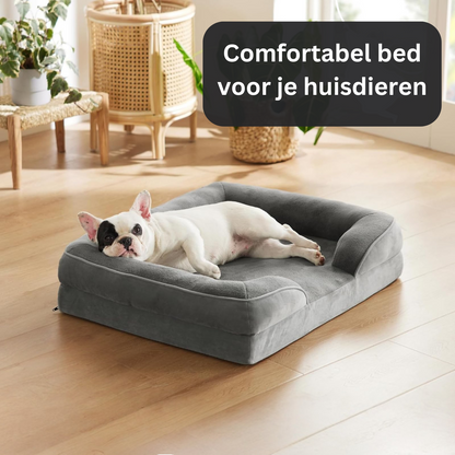 Orthopedisch Hondenbed Traagschuim Pluche Comfort
