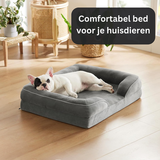 Orthopedisch Hondenbed Traagschuim Pluche Comfort