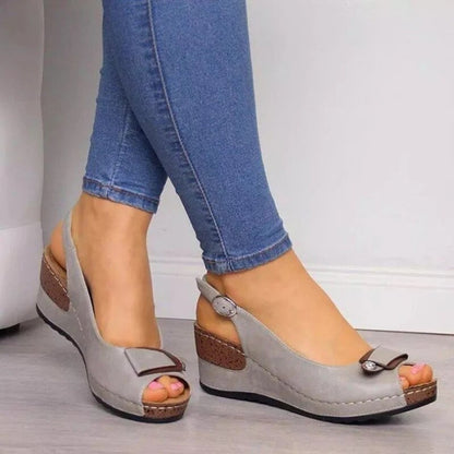 Orthopedische Dames Sandalen met Hak Comfort