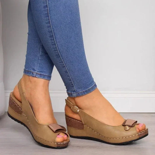 Orthopedische Dames Sandalen met Hak Comfort