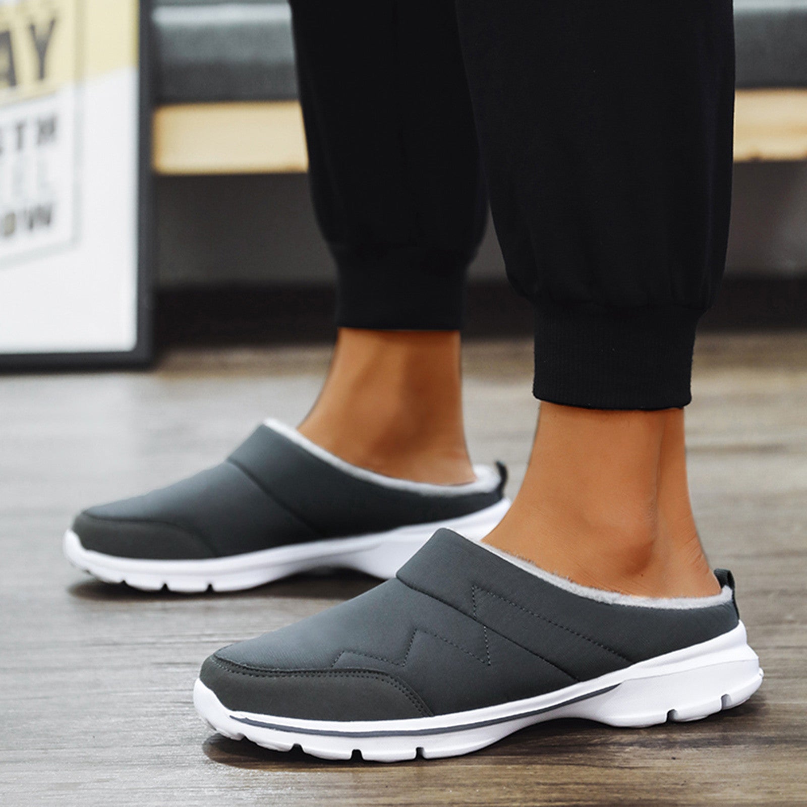 Orthopedische Herenslippers met Comfort Voetbed