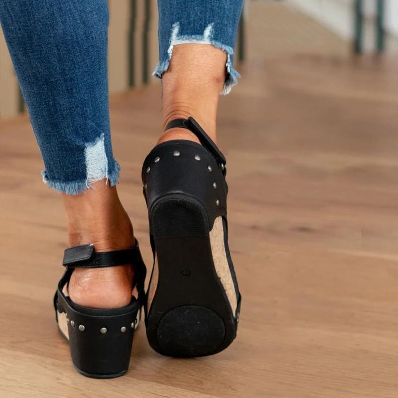 Orthopedische Leren Dames Sandalen Comfort Plus