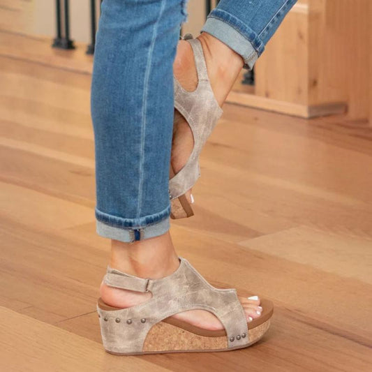 Orthopedische Leren Dames Sandalen Comfort Plus