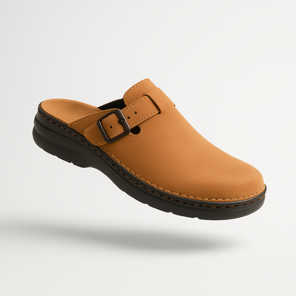 Orthopedische Leren Damespantoffels Comfort Plus
