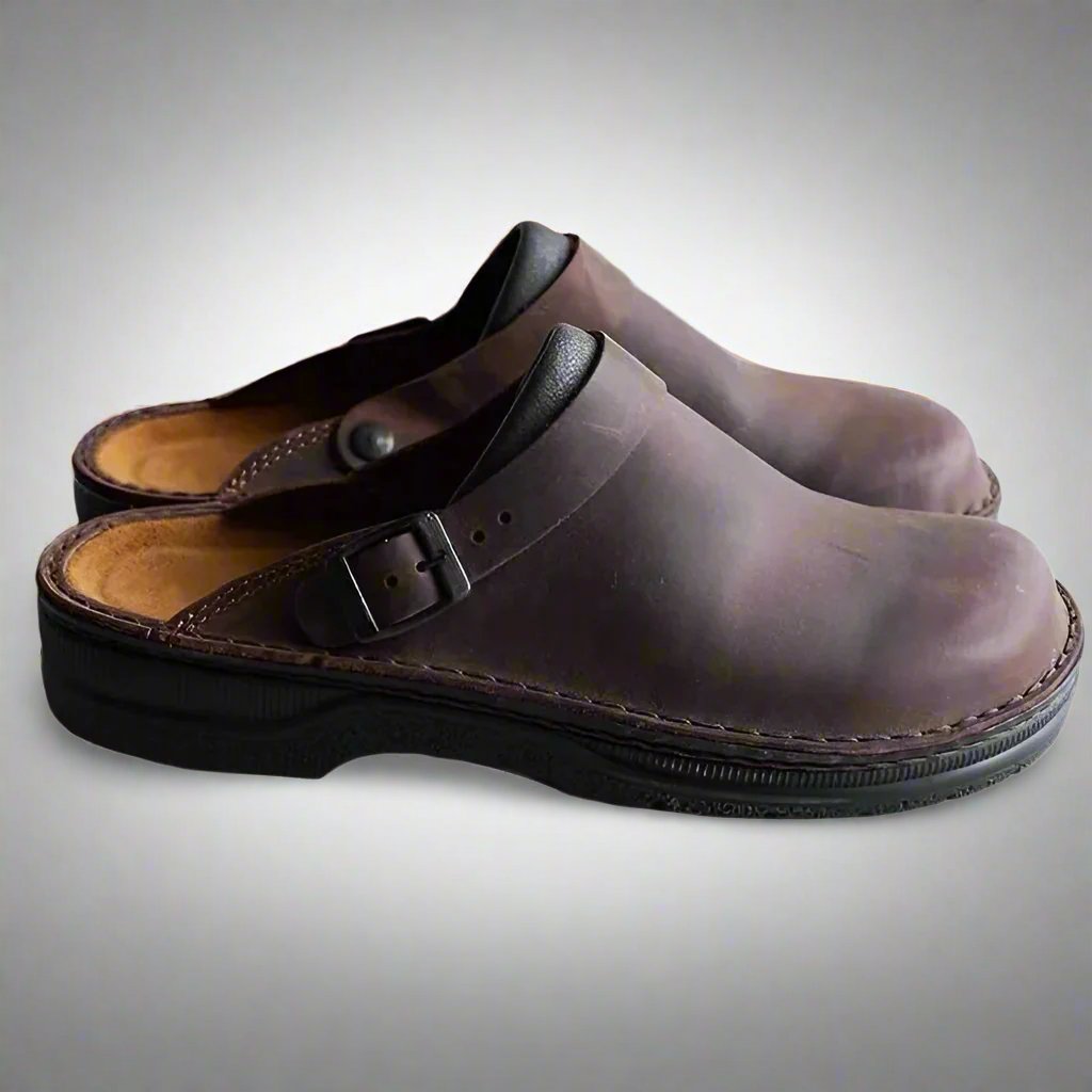 Orthopedische Leren Damespantoffels Comfort Plus