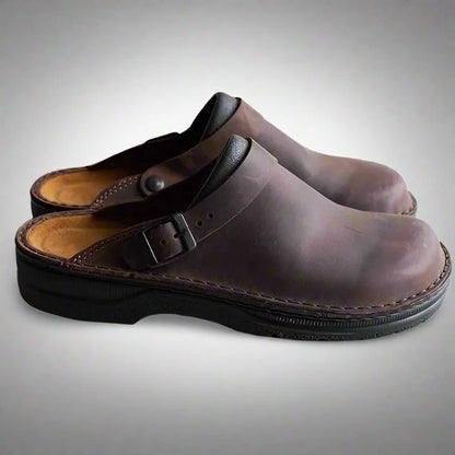 Orthopedische Leren Damespantoffels Comfort Plus