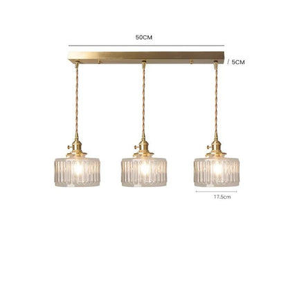 Ottilia Elegantie Vintage Glazen Hanglamp - Chic