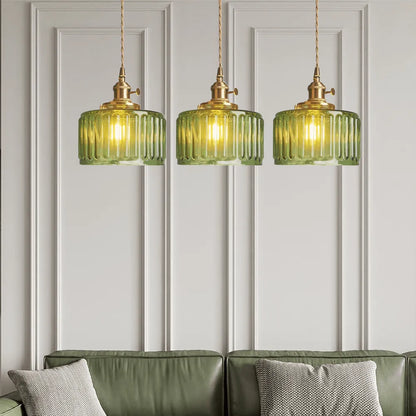 Ottilia Elegantie Vintage Glazen Hanglamp - Chic