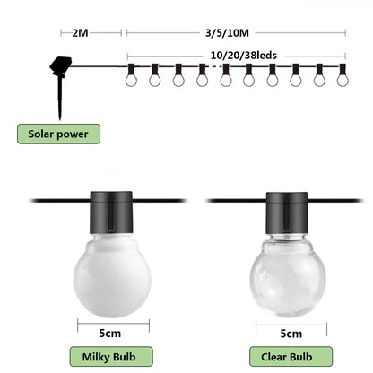 GardenLumina - Buitenlichtslingers voor sfeervolle tuinverlichting