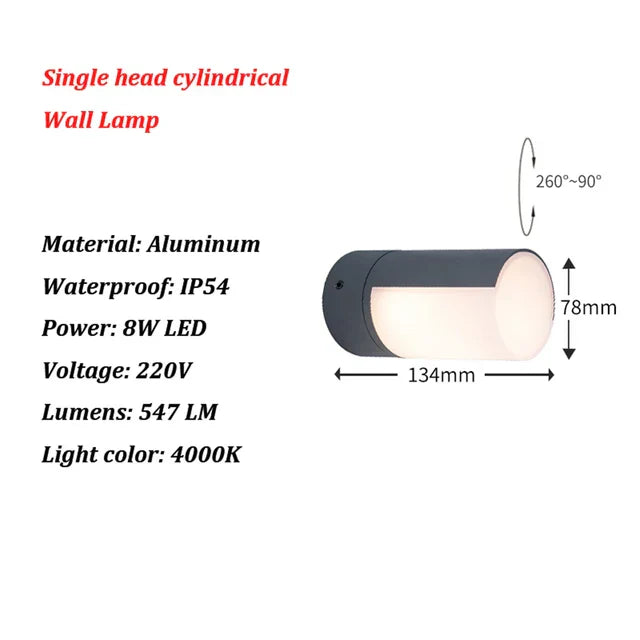 AquaSeal - Waterdichte LED Wandlamp voor betrouwbare