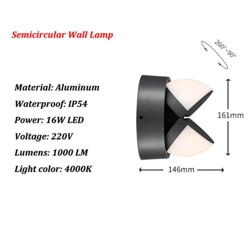 LumiTrail – Moderne LED Buitenwandlamp voor Stijlvolle Verlichting