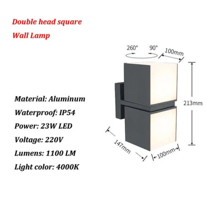 LumiTrail – Moderne LED Buitenwandlamp voor Stijlvolle Verlichting