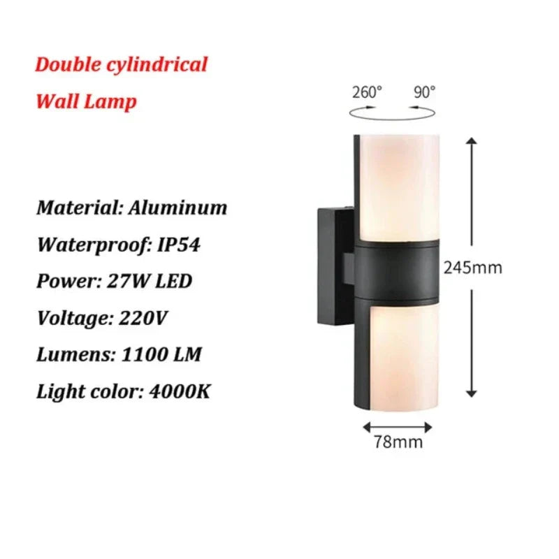 LumiTrail – Moderne LED Buitenwandlamp voor Stijlvolle Verlichting