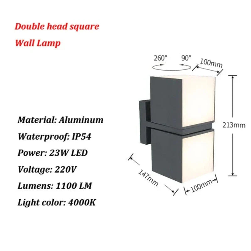 PathGlow - Moderne LED Buitenwandlamp voor stijlvolle