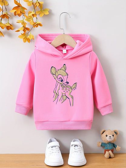Peuter Meisjes Hoodie Cartoon Dierenprint Ana