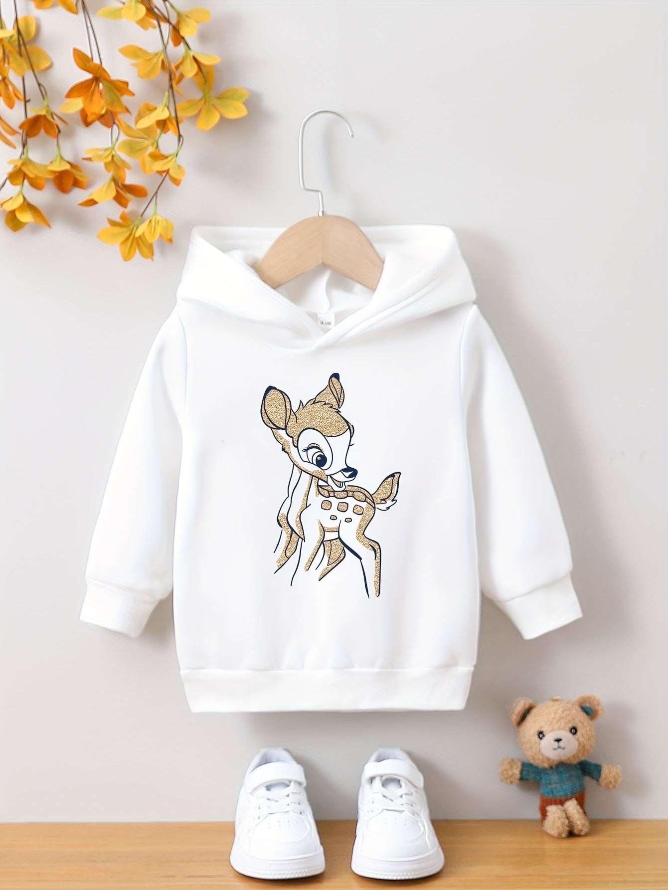 Peuter Meisjes Hoodie Cartoon Dierenprint Ana