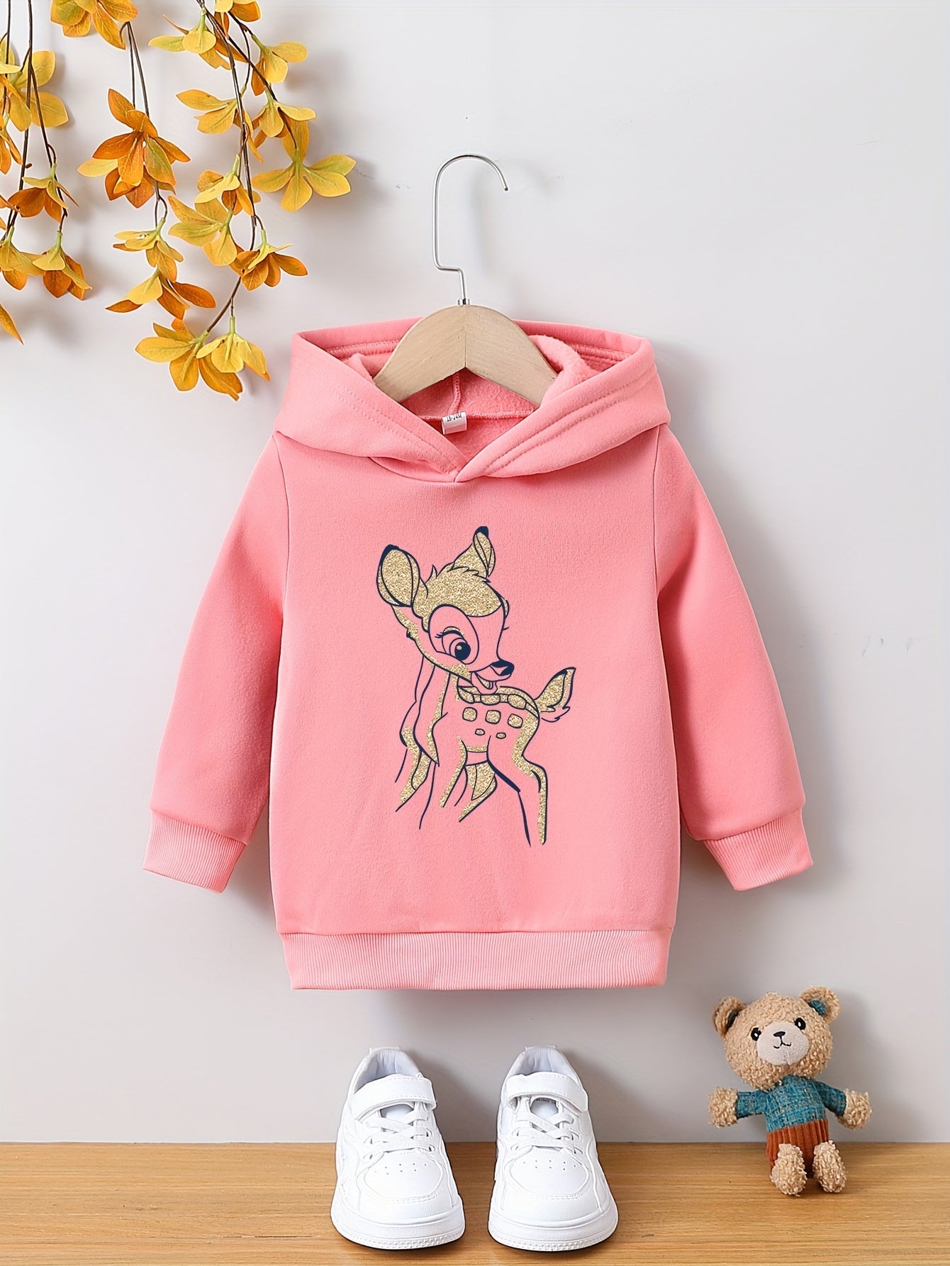 Peuter Meisjes Hoodie Cartoon Dierenprint Ana
