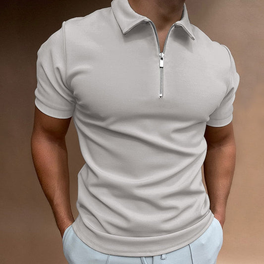 Poloshirt Heren Met Ritssluiting Elegance