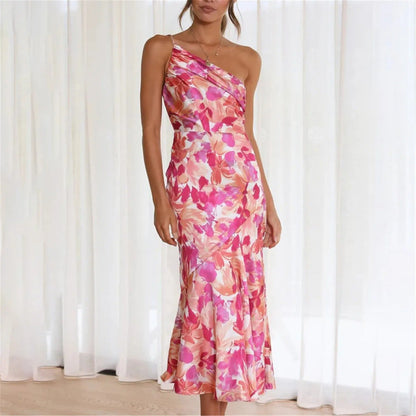 Primrose Roze Bloemenjurk - Elegante Stijl