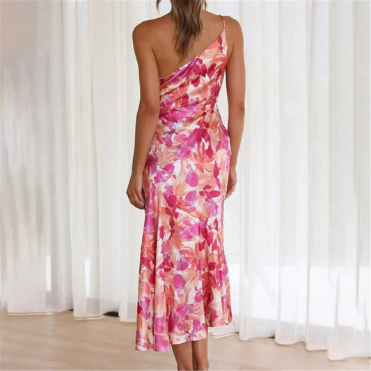 Primrose Roze Bloemenjurk - Elegante Stijl