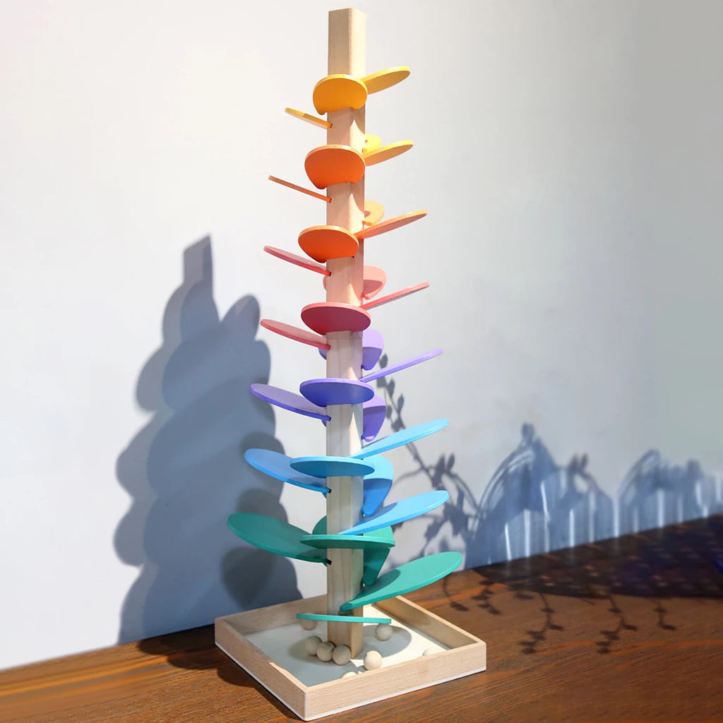Regenboog Knikkerboom Montessori Speelgoed