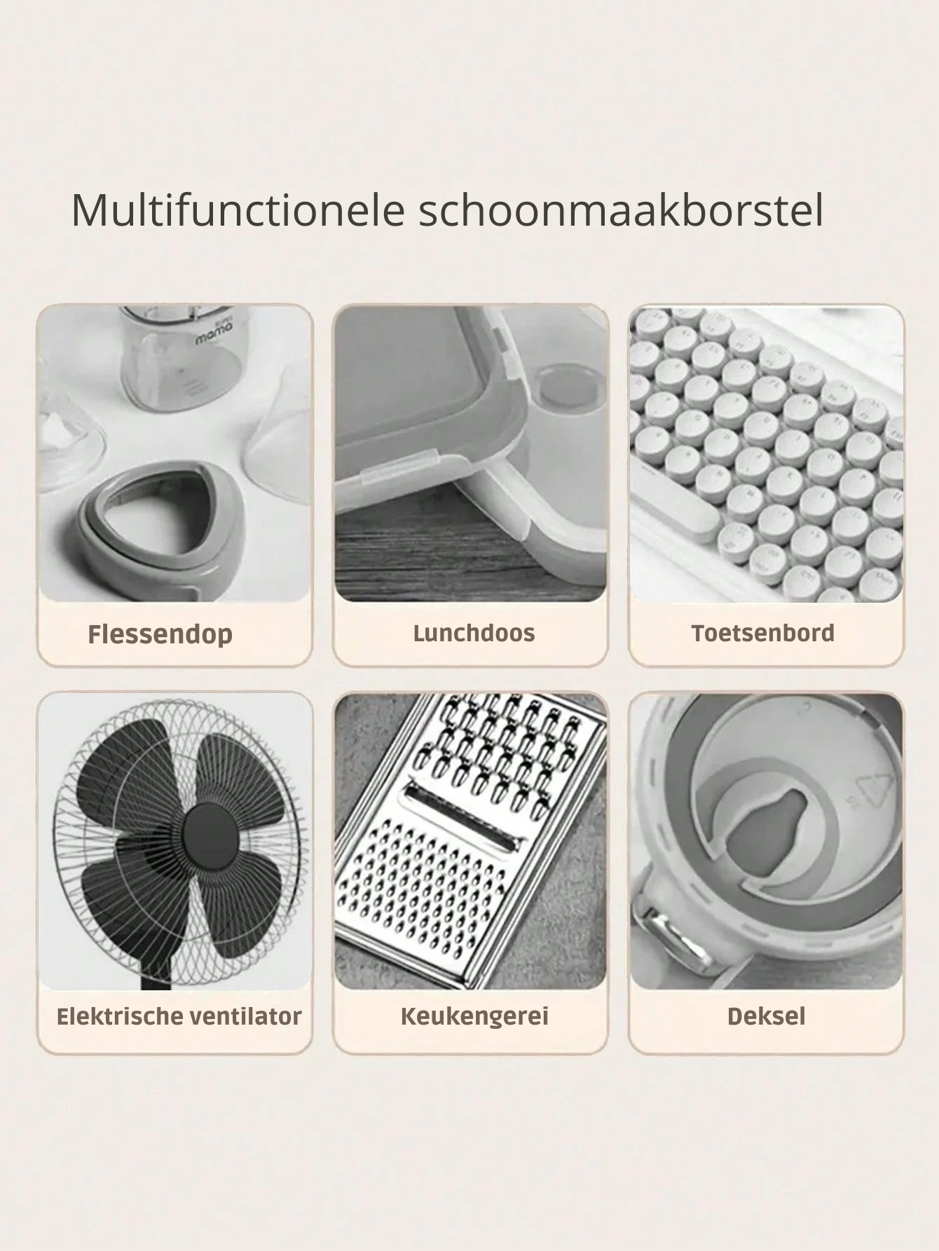 Reinigingsborstel voor Moeilijke Plekken