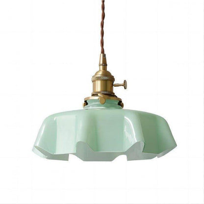 Retro Bloemen Hanglamp - Messing LED Verlichting