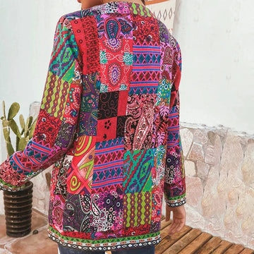 Retro Gebreid Vest Dames Stijlvol Design