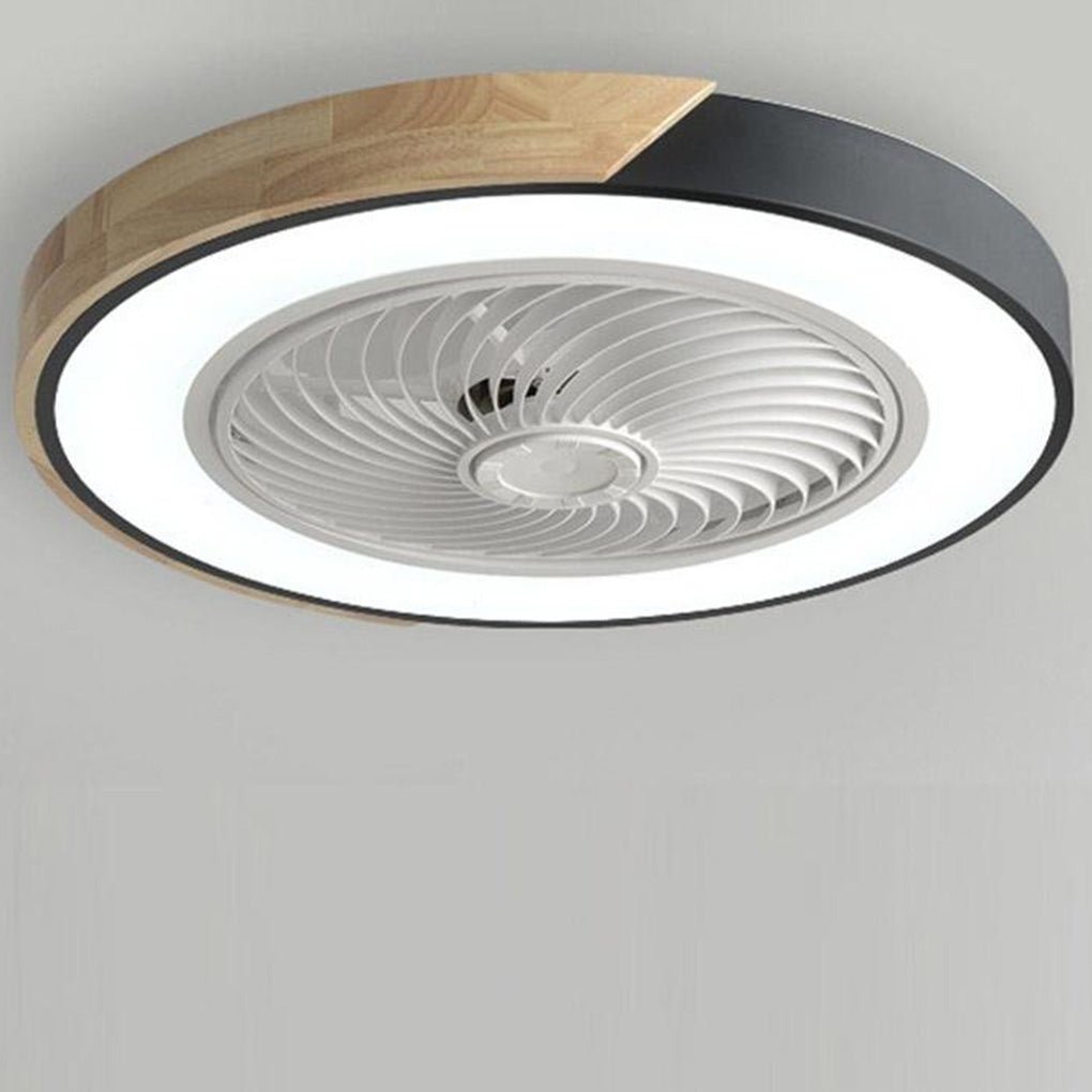 Riccardo Bladloze Ventilator - LED Plafondlamp Wit