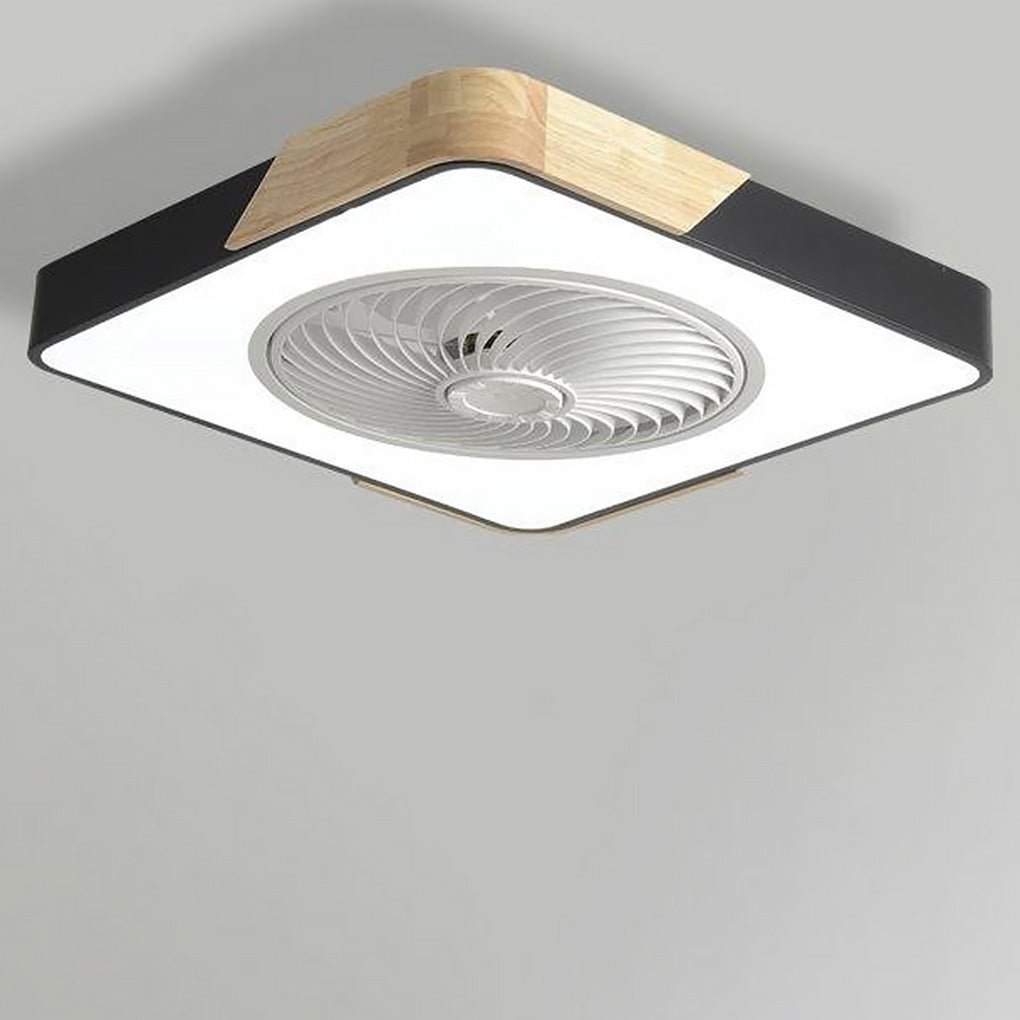 Riccardo Bladloze Ventilator - LED Plafondlamp Wit