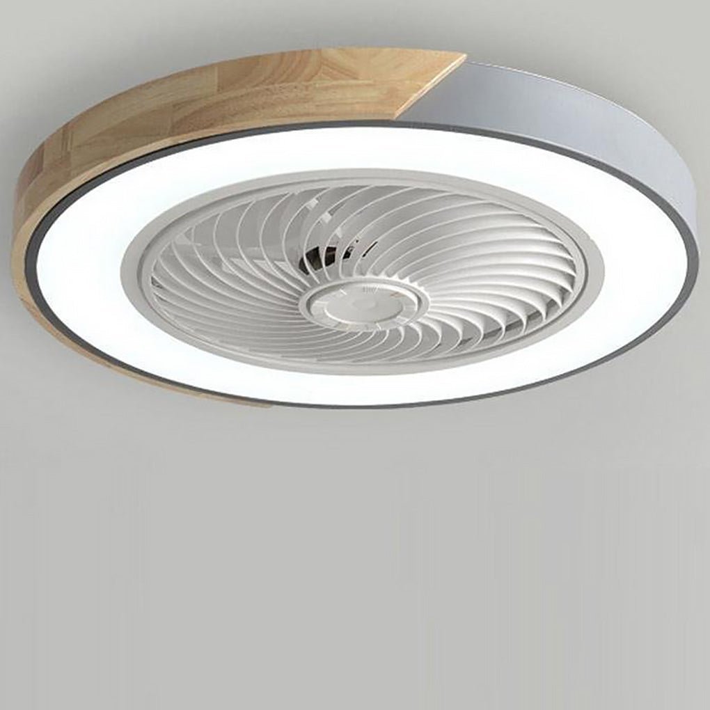 Riccardo Bladloze Ventilator - LED Plafondlamp Wit