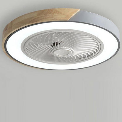 Riccardo Bladloze Ventilator - LED Plafondlamp Wit